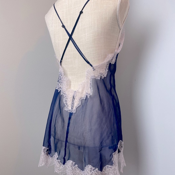 Sheer Mesh and Lace Victoria Secret Slip - Picture 5 of 6